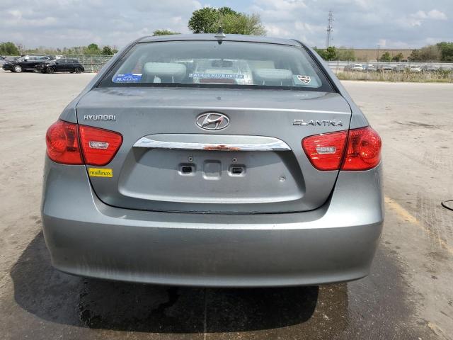 KMHDU4AD4AU911856 - 2010 HYUNDAI ELANTRA BLUE GRAY photo 6