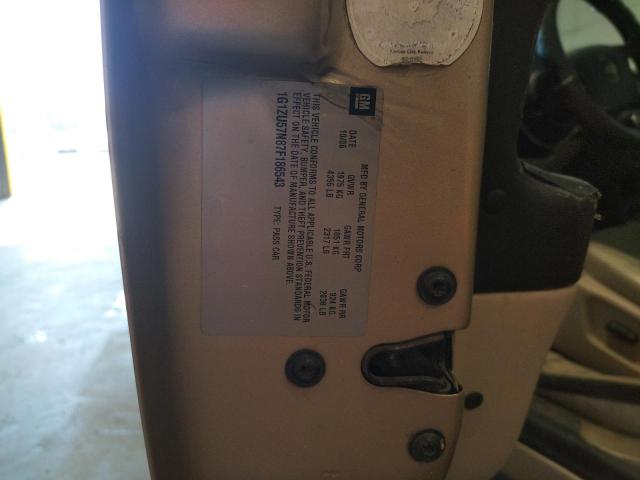 1G1ZU57N87F186543 - 2007 CHEVROLET MALIBU LTZ ოქროსფერი ფოტო 12