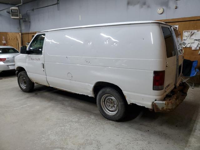 1FTNE24L35HA37608 - 2005 FORD ECONOLINE E250 VAN WHITE photo 2