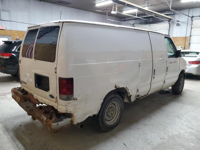 1FTNE24L35HA37608 - 2005 FORD ECONOLINE E250 VAN WHITE photo 3