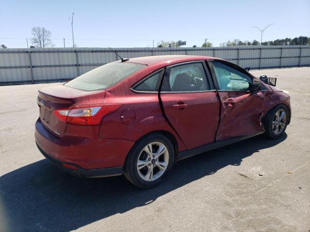 1FADP3F27EL227219 - 2014 FORD FOCUS SE BURGUNDY photo 3