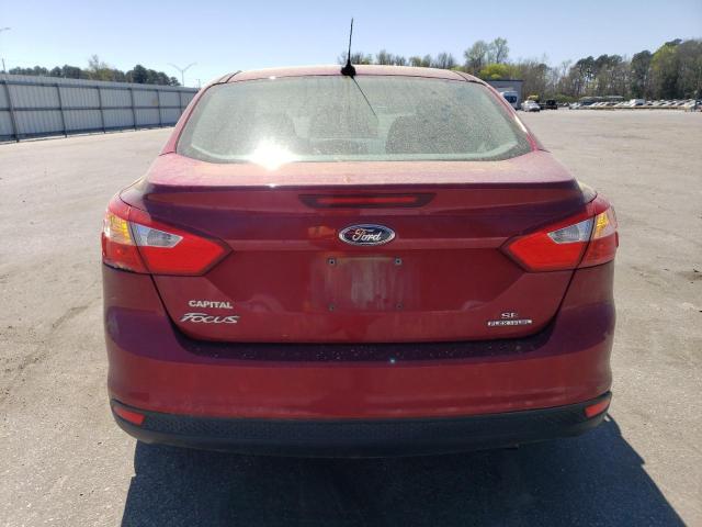 1FADP3F27EL227219 - 2014 FORD FOCUS SE BURGUNDY photo 6