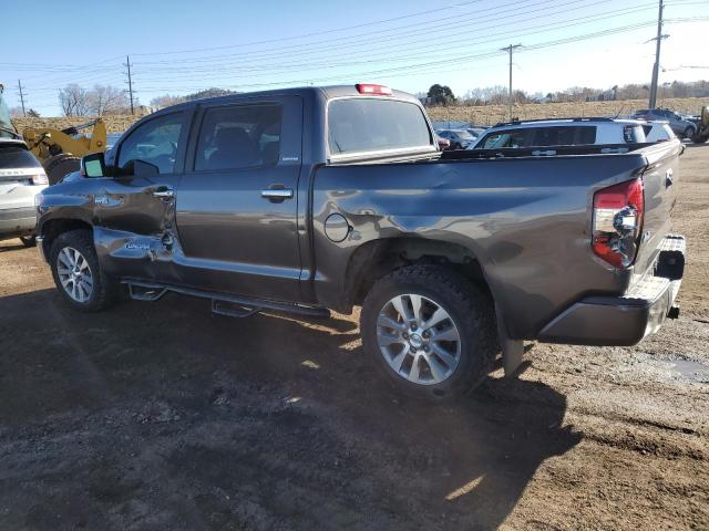 5TFHW5F12FX416131 - 2015 TOYOTA TUNDRA CREWMAX LIMITED GRAY photo 2