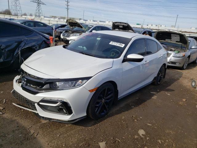 SHHFK7H42LU211693 - 2020 HONDA CIVIC SPORT WHITE photo 1