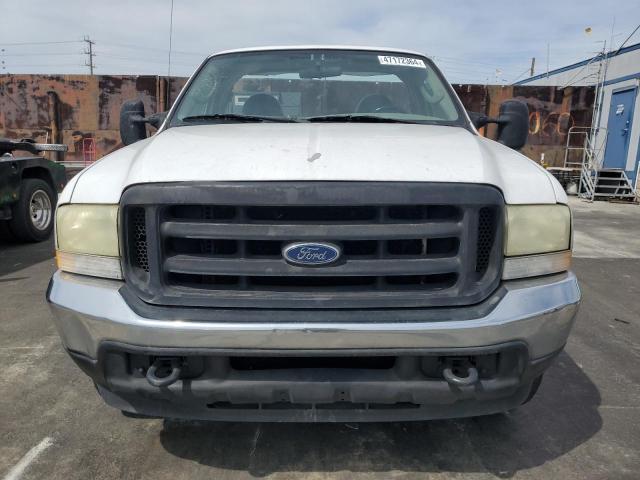 1FDSF30L54EB16303 - 2004 FORD F350 SRW SUPER DUTY WHITE photo 5