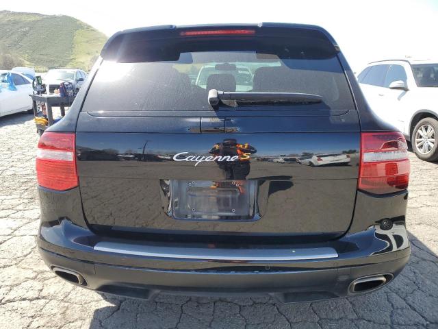 WP1AB29P98LA53539 - 2008 PORSCHE CAYENNE S BLACK photo 6