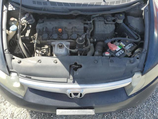 2HGFA16868H331474 - 2008 HONDA CIVIC EX BLACK photo 11