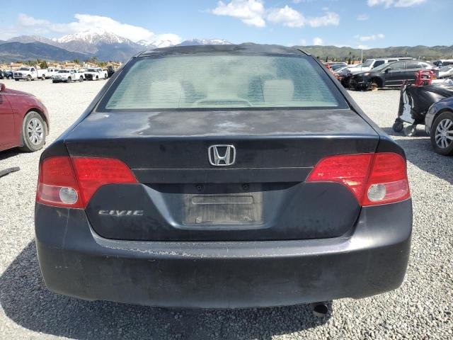 2HGFA16868H331474 - 2008 HONDA CIVIC EX BLACK photo 6