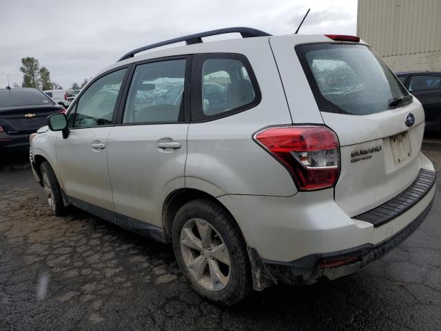 JF2SJABC9FH469683 - 2015 SUBARU FORESTER 2.5I WHITE photo 2