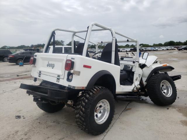 J0M93AC731045 - 1980 JEEP CJ-7 WHITE photo 4