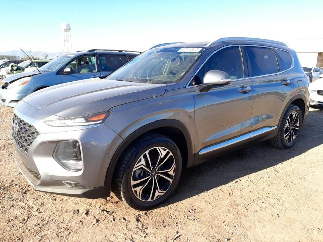 5NMS53AA1KH039900 - 2019 HYUNDAI SANTA FE LIMITED GRAY photo 1