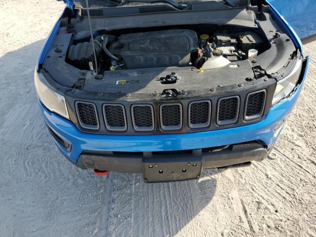 3C4NJDDB8JT223154 - 2018 JEEP COMPASS TRAILHAWK BLUE photo 12