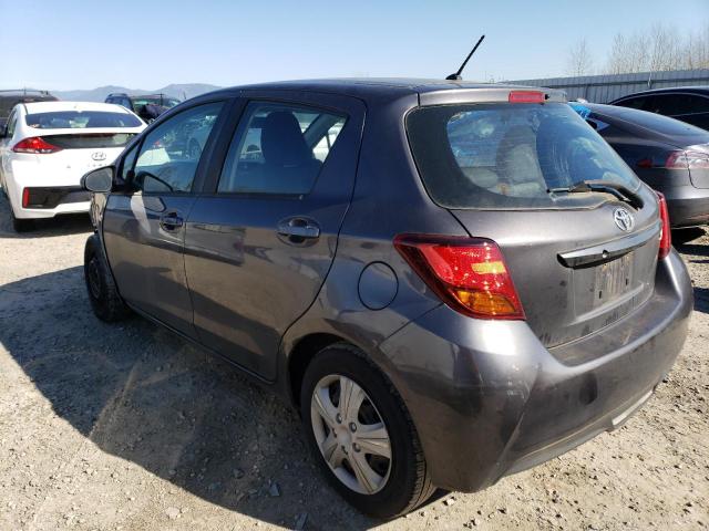 VNKKTUD38FA044429 - 2015 TOYOTA YARIS CHARCOAL photo 2