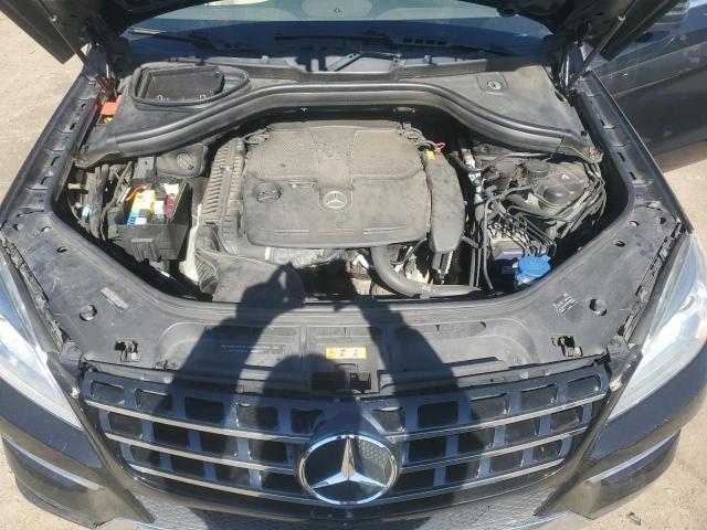 4JGDA5HB4EA359530 - 2014 MERCEDES-BENZ ML 350 4MATIC BLACK photo 12