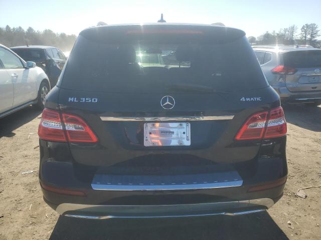 4JGDA5HB4EA359530 - 2014 MERCEDES-BENZ ML 350 4MATIC BLACK photo 6