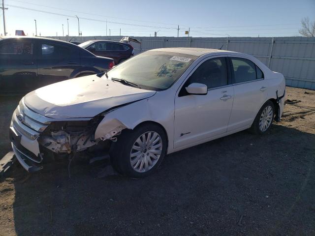 3FADP0L36AR410702 - 2010 FORD FUSION HYBRID WHITE photo 1