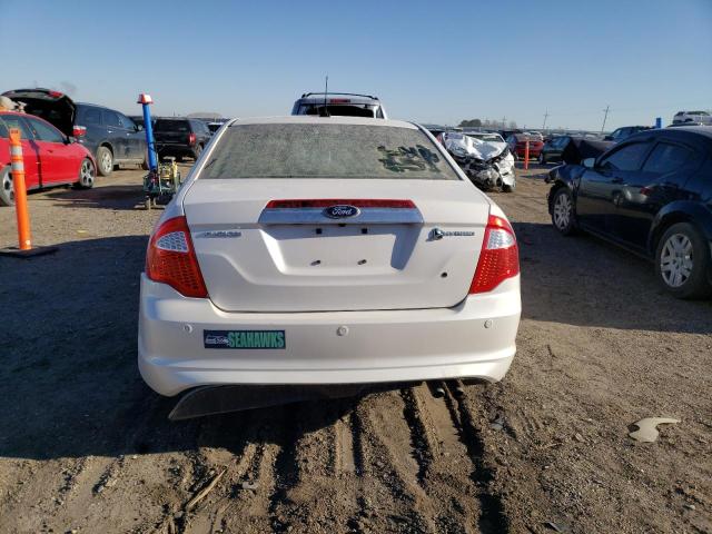 3FADP0L36AR410702 - 2010 FORD FUSION HYBRID WHITE photo 6