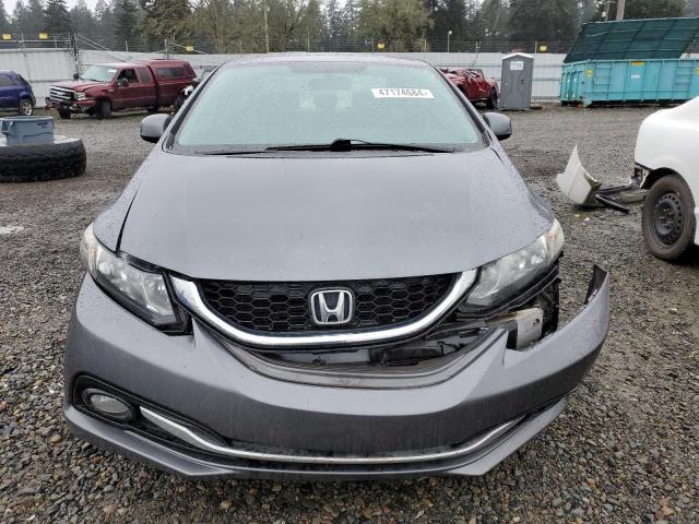 19XFB2F98DE252906 - 2013 HONDA CIVIC EXL CHARCOAL photo 5