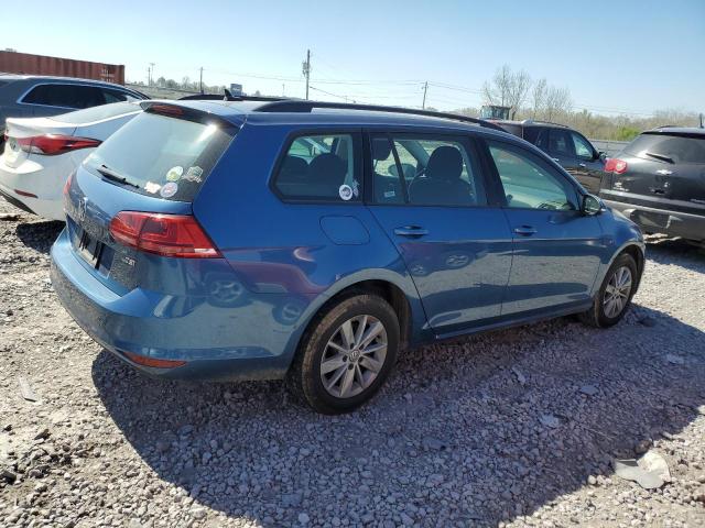 3VWC17AU0HM531872 - 2017 VOLKSWAGEN GOLF SPORT S BLUE photo 3