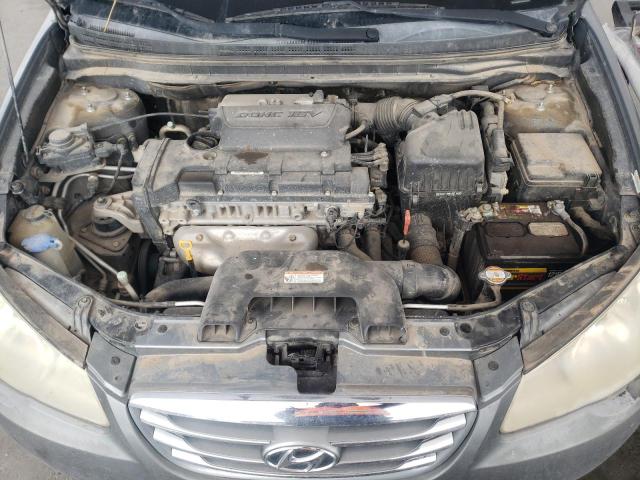 KMHDU4AD4AU180409 - 2010 HYUNDAI ELANTRA BLUE GRAY photo 11