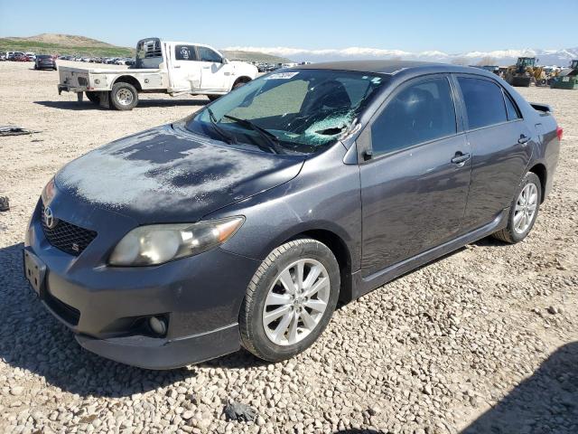 1NXBU4EE5AZ181725 - 2010 TOYOTA COROLLA BASE GRAY photo 1