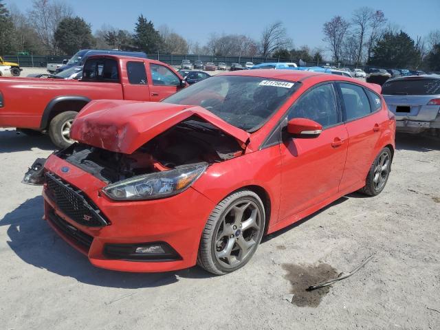 1FADP3L92HL233953 - 2017 FORD FOCUS ST RED photo 1