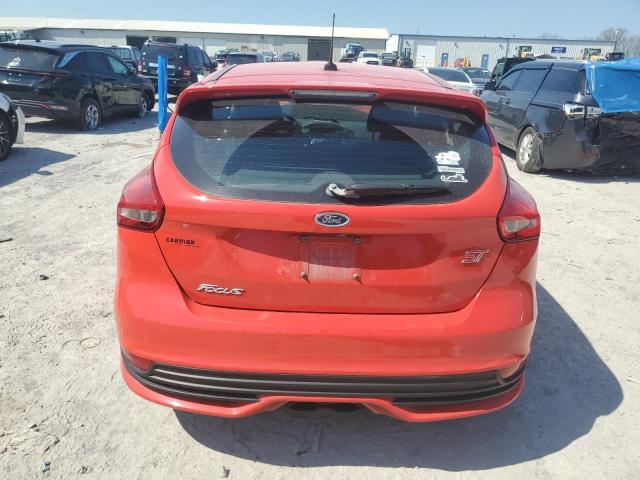1FADP3L92HL233953 - 2017 FORD FOCUS ST RED photo 6