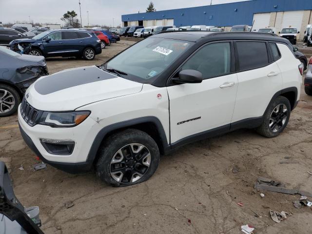 3C4NJDDB5JT168999 - 2018 JEEP COMPASS TRAILHAWK WHITE photo 1