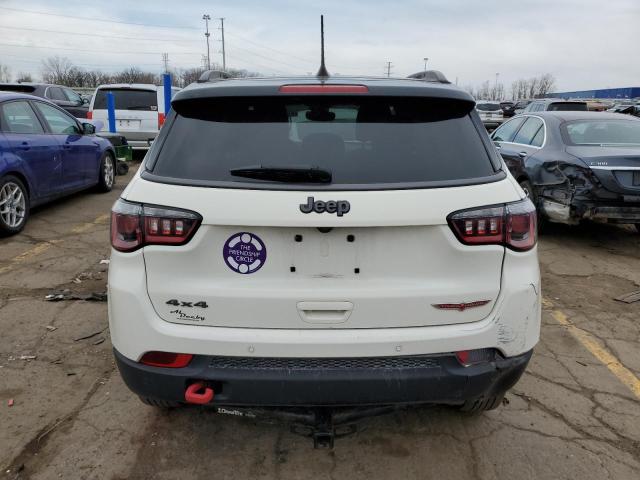 3C4NJDDB5JT168999 - 2018 JEEP COMPASS TRAILHAWK WHITE photo 6