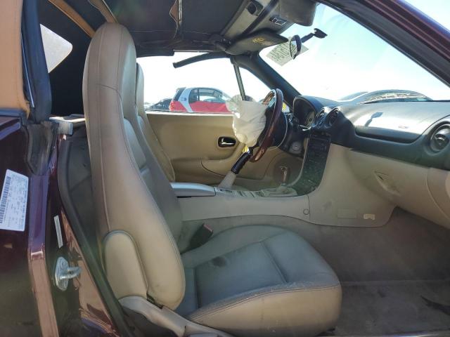 JM1NB3535Y0148581 - 2000 MAZDA MX-5 MIATA BASE BURGUNDY photo 10