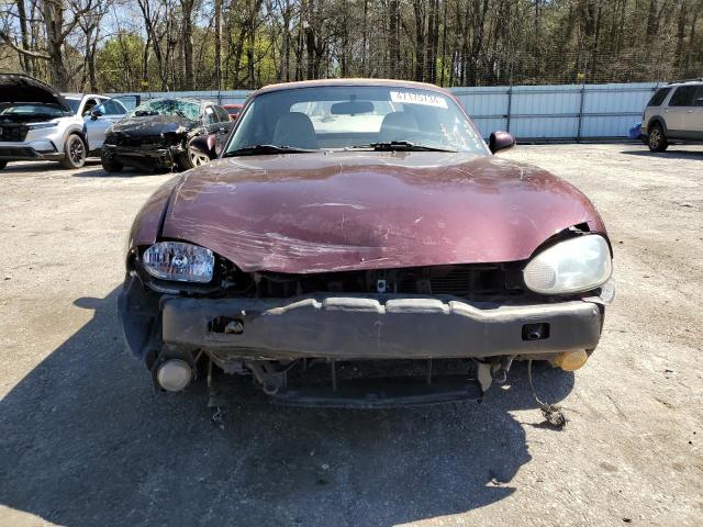 JM1NB3535Y0148581 - 2000 MAZDA MX-5 MIATA BASE BURGUNDY photo 5