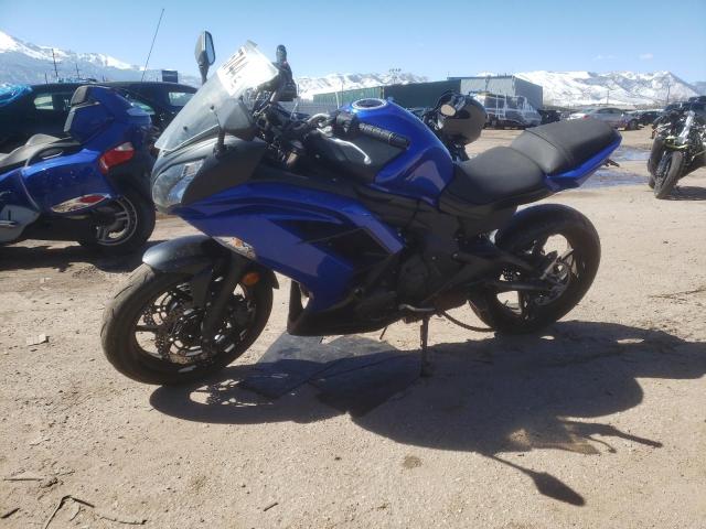 JKAEXEE12DDA10380 - 2013 KAWASAKI EX650 E BLUE photo 3