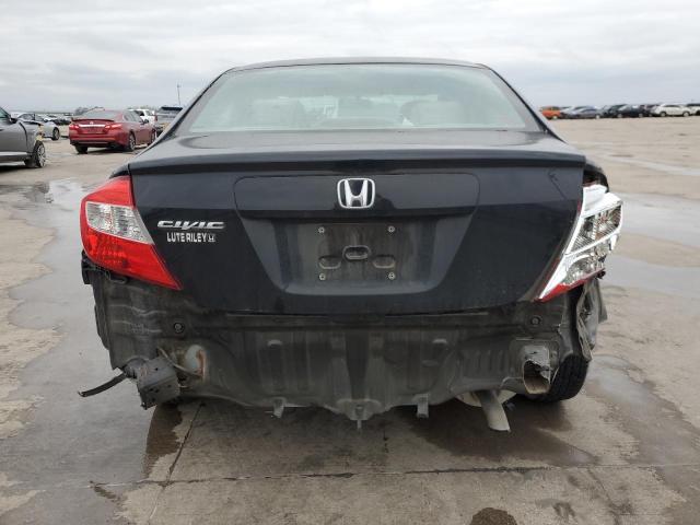 19XFB2F57CE104824 - 2012 HONDA CIVIC LX BLACK photo 6