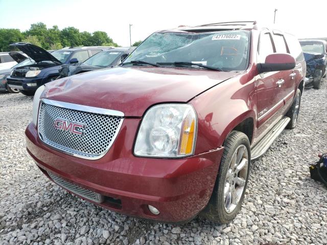 1GKFK66848J102609 - 2008 GMC YUKON XL DENALI RED photo 2