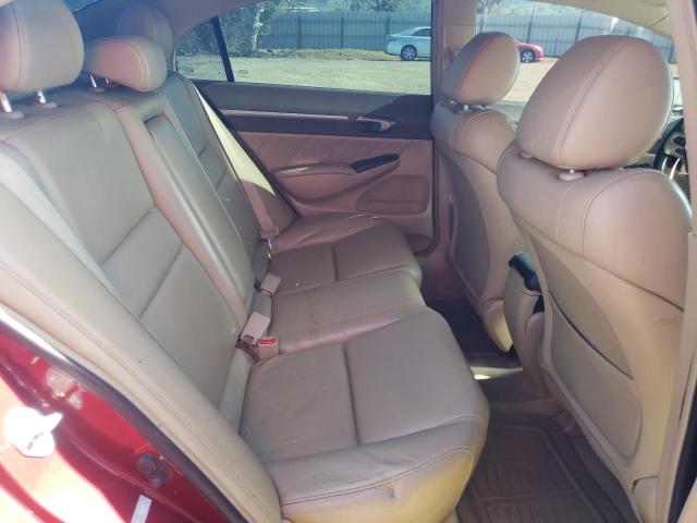 1HGFA16988L071459 - 2008 HONDA CIVIC EXL ბურგუნდია ფოტო 10