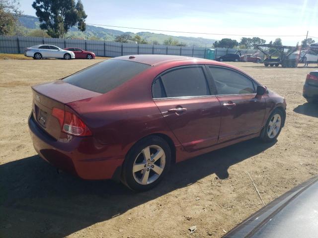 1HGFA16988L071459 - 2008 HONDA CIVIC EXL ბურგუნდია ფოტო 3