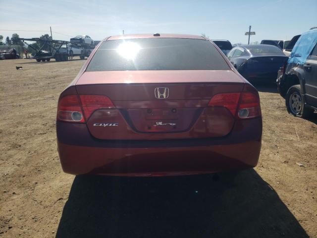 1HGFA16988L071459 - 2008 HONDA CIVIC EXL ბურგუნდია ფოტო 6