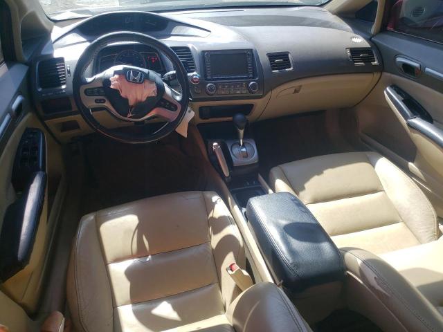 1HGFA16988L071459 - 2008 HONDA CIVIC EXL ბურგუნდია ფოტო 8