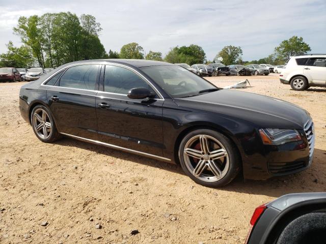 WAURGAFD8DN004208 - 2013 AUDI A8 L QUATTRO BLACK photo 4