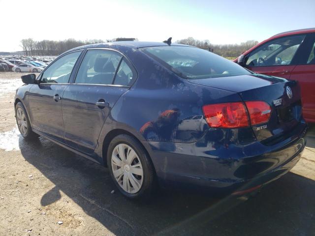 3VWD17AJ9EM245864 - 2014 VOLKSWAGEN JETTA SE BLUE photo 2