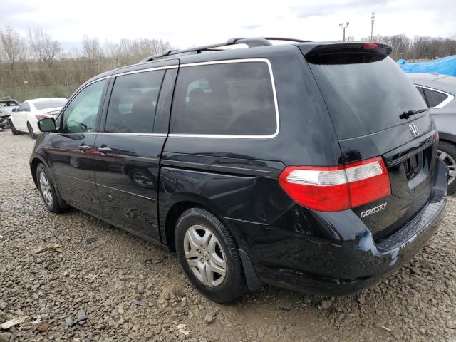 5FNRL38717B105756 - 2007 HONDA ODYSSEY EXL BLACK photo 2