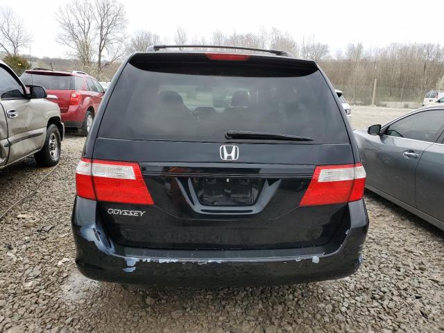 5FNRL38717B105756 - 2007 HONDA ODYSSEY EXL BLACK photo 6