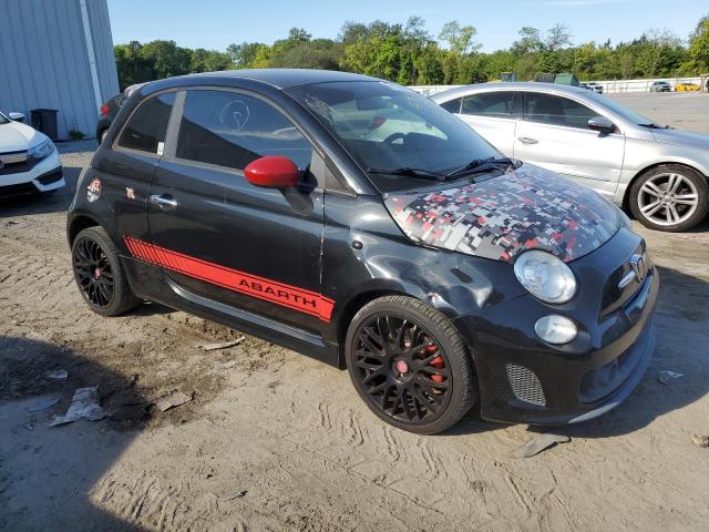 3C3CFFFHXDT607127 - 2013 FIAT 500 ABARTH BLACK photo 4