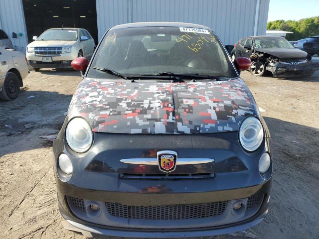 3C3CFFFHXDT607127 - 2013 FIAT 500 ABARTH BLACK photo 5