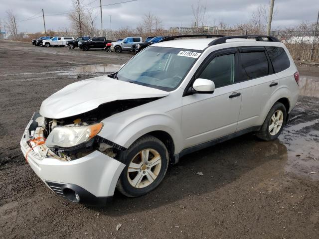 JF2SH6BC6AH705787 - 2010 SUBARU FORESTER XS WHITE photo 1