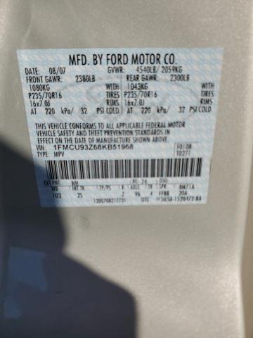 1FMCU93Z68KB51968 - 2008 FORD ESCAPE XLT TAN photo 14