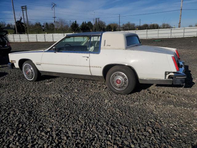 1G6AL5784DE644763 - 1983 CADILLAC ELDORADO WHITE photo 2