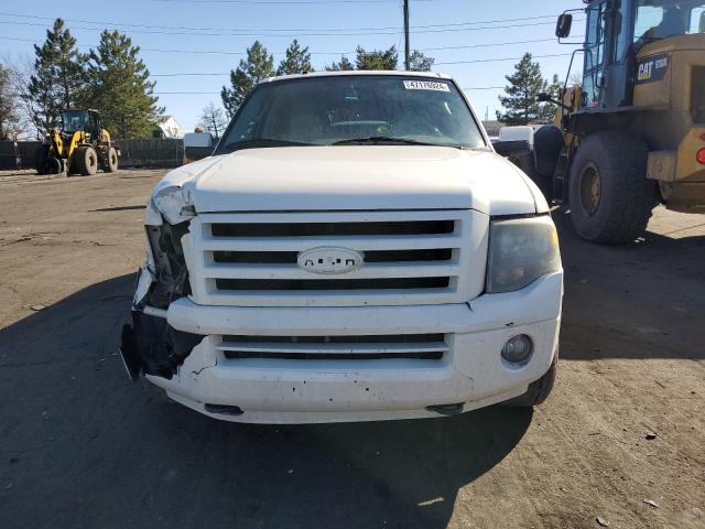 1FMFK20547LA58094 - 2007 FORD EXPEDITION EL LIMITED WHITE photo 5