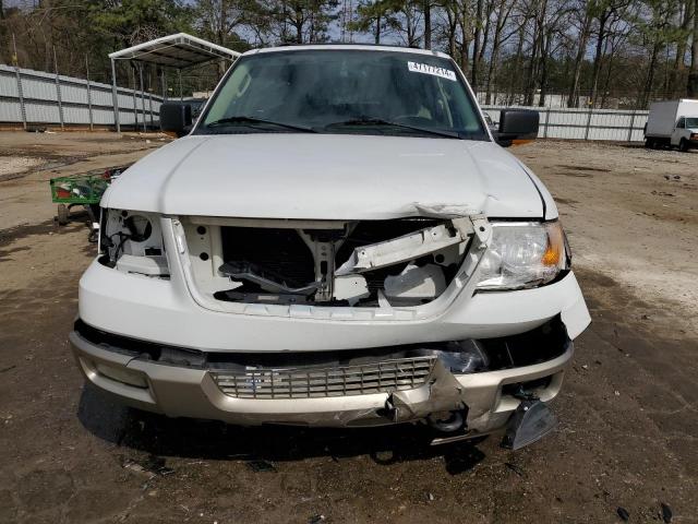 1FMFU18L24LB27545 - 2004 FORD EXPEDITION EDDIE BAUER WHITE photo 5