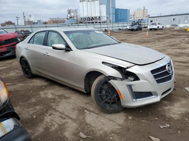 1G6AX5S38E0157757 - 2014 CADILLAC CTS LUXURY COLLECTION TAN photo 4